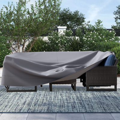 Housse pour meubles d'extérieur en tissu 600D de haute qualité avec poignées et sac de rangement Oxford