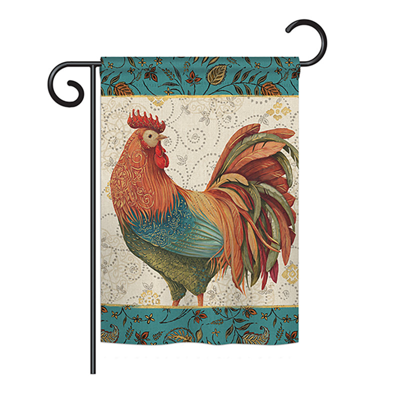 Drapeau de jardin en polyester 18,5 x 13 po Pacha