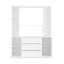 Armoire de rangement à 3 tiroirs H 79 po x l 63 po