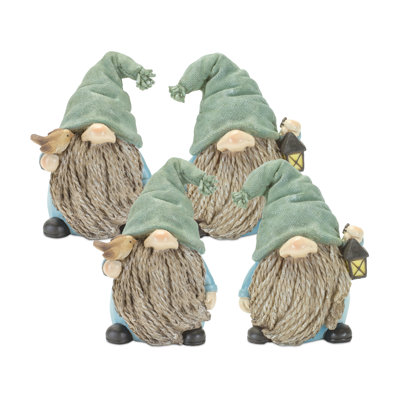 Trinx Dimphia 4 Piece Resin Gnome Set