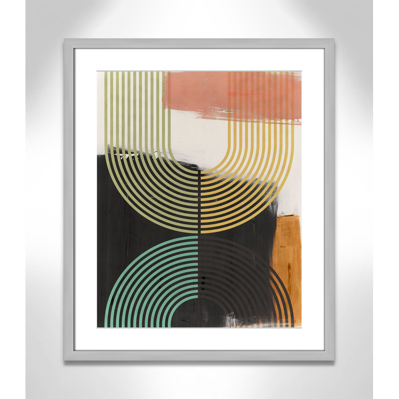 «Bolded II» par Isabelle Z, Matte Silver, L 21,5 po x H 25,5 po, Matted Print