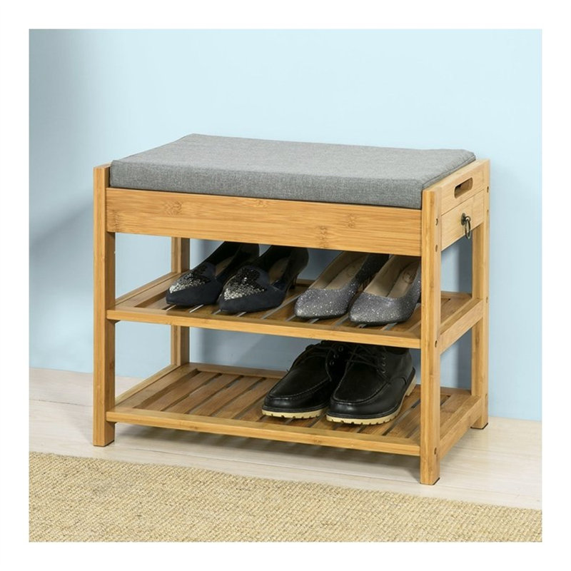 4 Pair Shoe Storage Bench