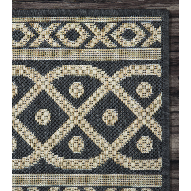 Union Rustic Jersy Moroccan Indoor/Outdoor Rug & Reviews | Wayfair