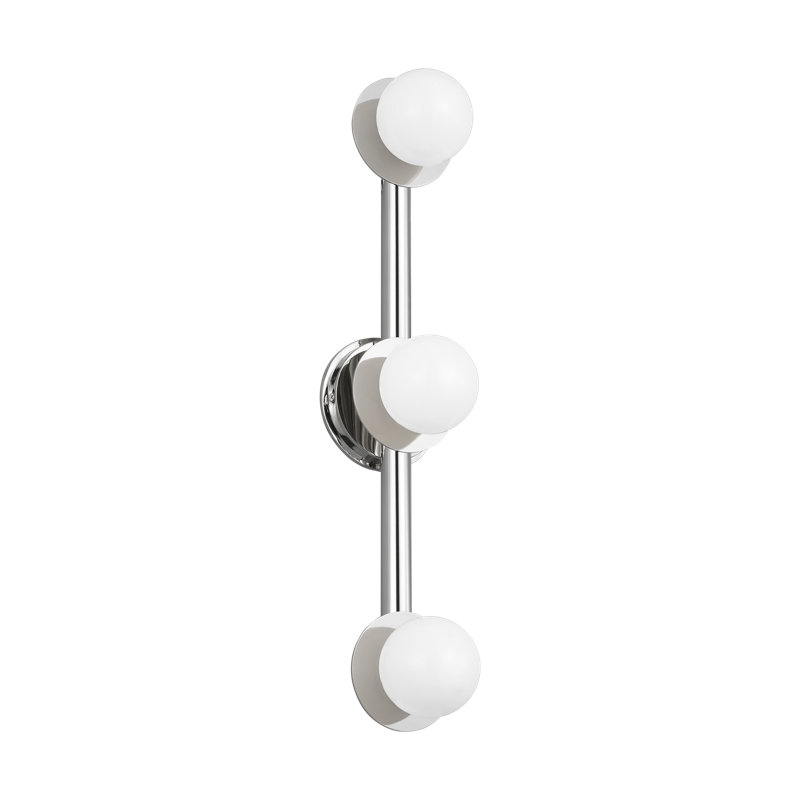 Nodes 3 - Light Vanity Light, Polished Nickel