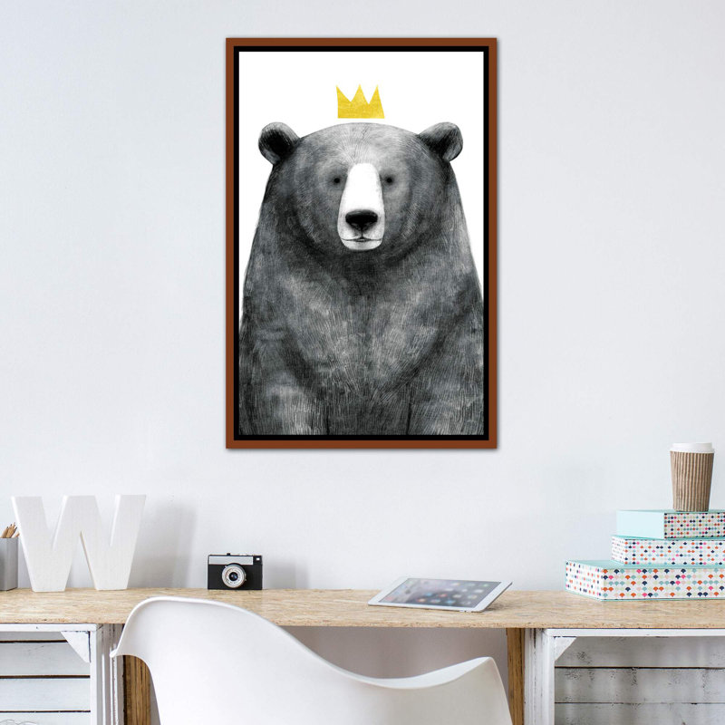 «Royal Forester I» par Victoria Borges - impression d'art graphique, H 40 po x l 26 po x P 1,5 po, Pas de tapis