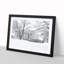 Wintertime View of the White House - Picture Frame Photograph Print-56739210-56739211