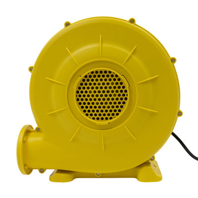 Ventilateur de 350 W, parfait pour les maisons gonflables et les châteaux gonflables (jaune)