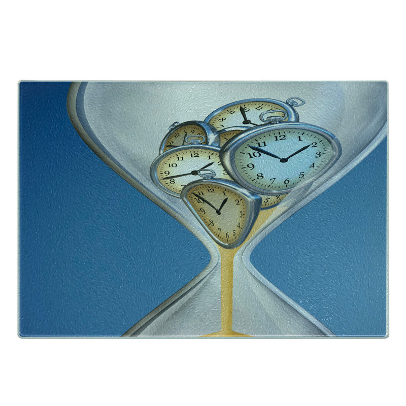 Horloge de planche à découper Ambesonne