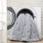 Premium King Cotton Bedding Sets, Blue Embroidered Quilt, All Season