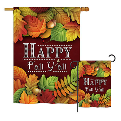 Orwell Double Sided Polyester Thanksgiving Flag Set