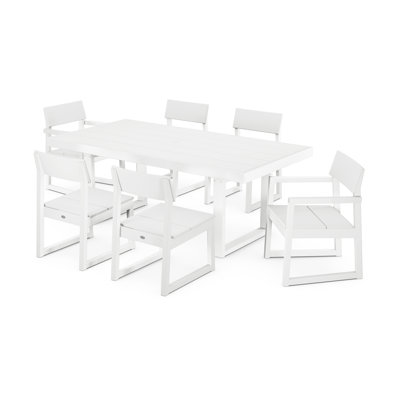 POLYWOOD® Edge 78" Patio Dining Set