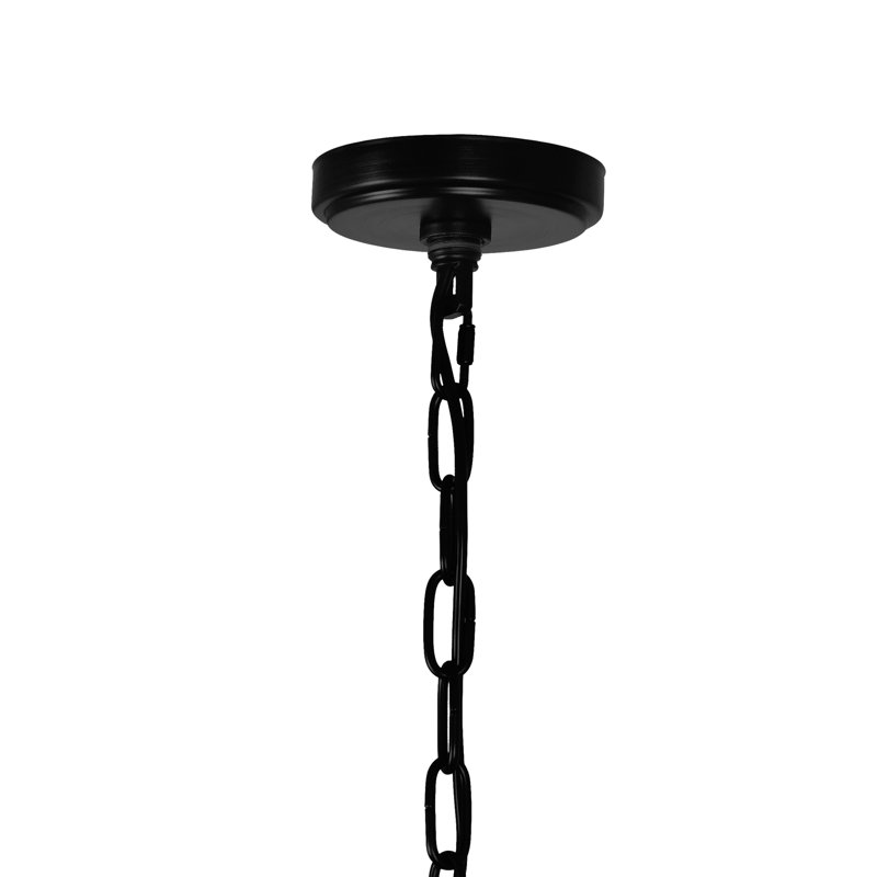 Luminaire suspendu cylindrique unique 4 lumières Hargett