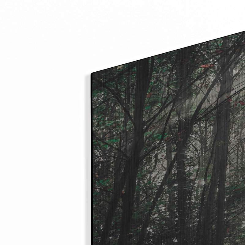«Path In The Woods» par Susan Ball, art mural en métal, H 36 po x l 24 po