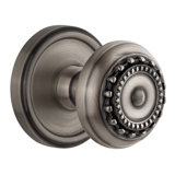 Grandeur Georgetown Rosette Double Dummy with Parthenon Door Knob