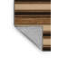  Tapis lavable rayé brun grès-1251177540