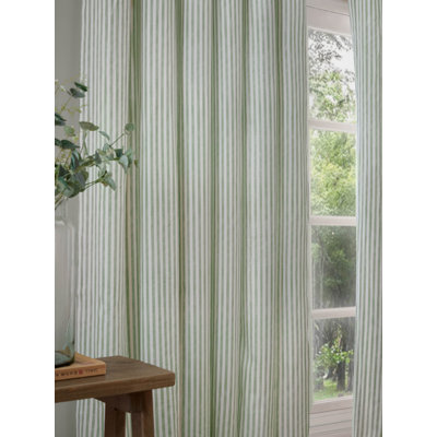 Hebden Cotton Blend Room Darkening Curtain Panel Pair