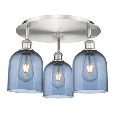 Odaniel Glass Semi Flush Mount