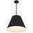 16 inch Diameter Integrated LED Black Pendant