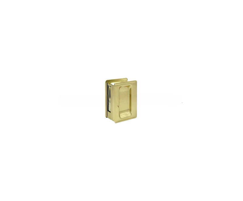 Deltana SDLA325U3-UNL HD Pocket Lock, Adjustable, 3-1/4" x 2-1/4" Privacy in Unlacquered Brass