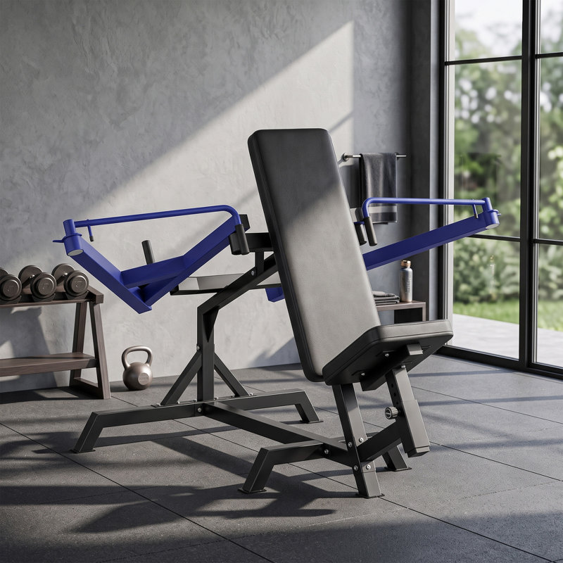 Seated Chest Press Machine, Chest Fly and Reverse Delt Machine with Adjustable Lever Arms, 660 lb Capacity, Adjustable Padded Seat, Padded Backrest, Upper Body Workout Equipment for Home Gym