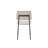 Klaiss 18.38 " H Faux Leather Upholstered Steel Side Chair-1886526401-1912060736