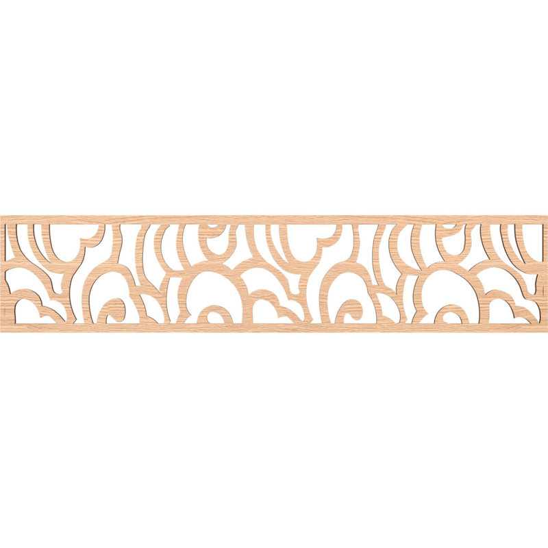 Moulure de panneau Springfield, H 10 po x l 46,75 po x P 0,25 po, Chêne rouge