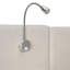 Lit plateforme rembourré polyvalent avec plusieurs options de rangement et lampes de lecture