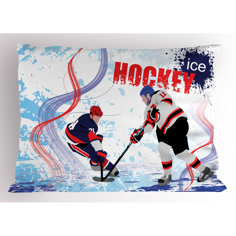 Hockey Polyester Sham Set, null
