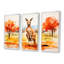 «Kangaroo Outback - Kangaroo Animal», art mural-595977186-595977191