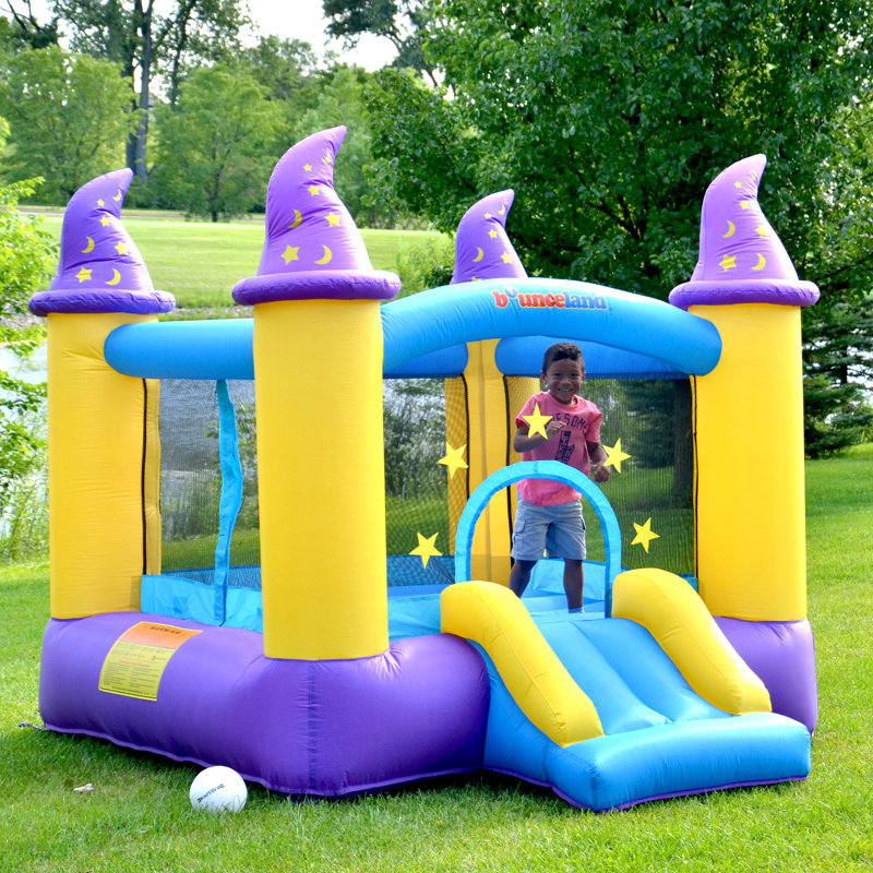 Inflatable 8' x 9' Bounce House Slide