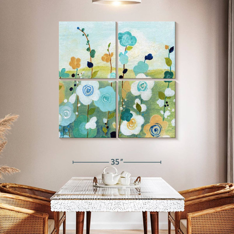 Champ de fleurs Matisse II, H 45 po x l 45 po
