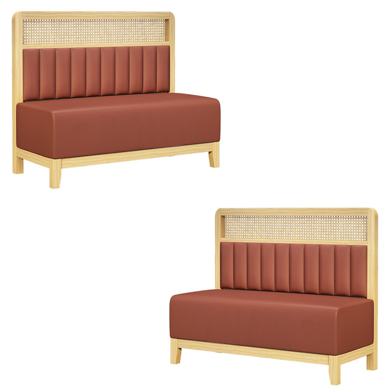 Banc rembourré simple et élégant