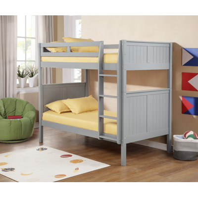 Friedemar Kids Twin Over Twin Bunk Bed