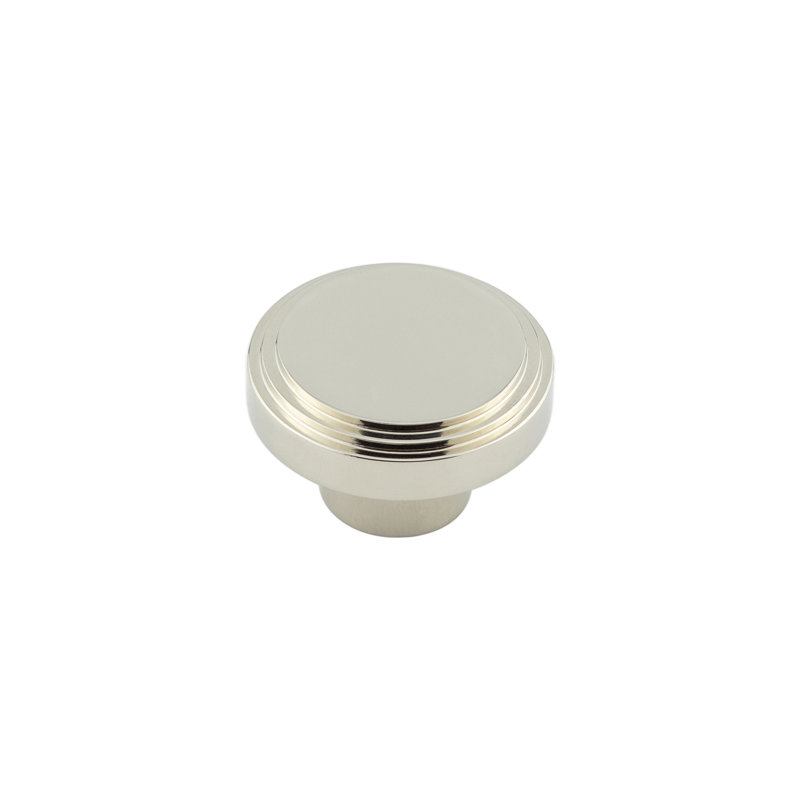 Hoxton 40mm Diameter Round Knob, Polished Nickel