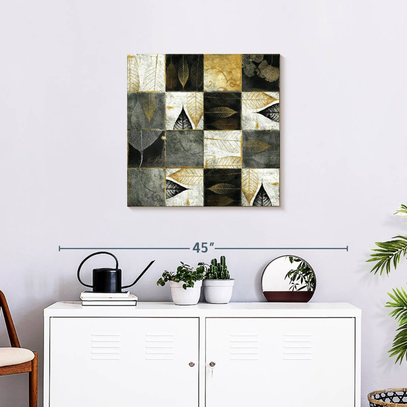 Harnek Leaf Patterned Tiles, 24" H x 24" W