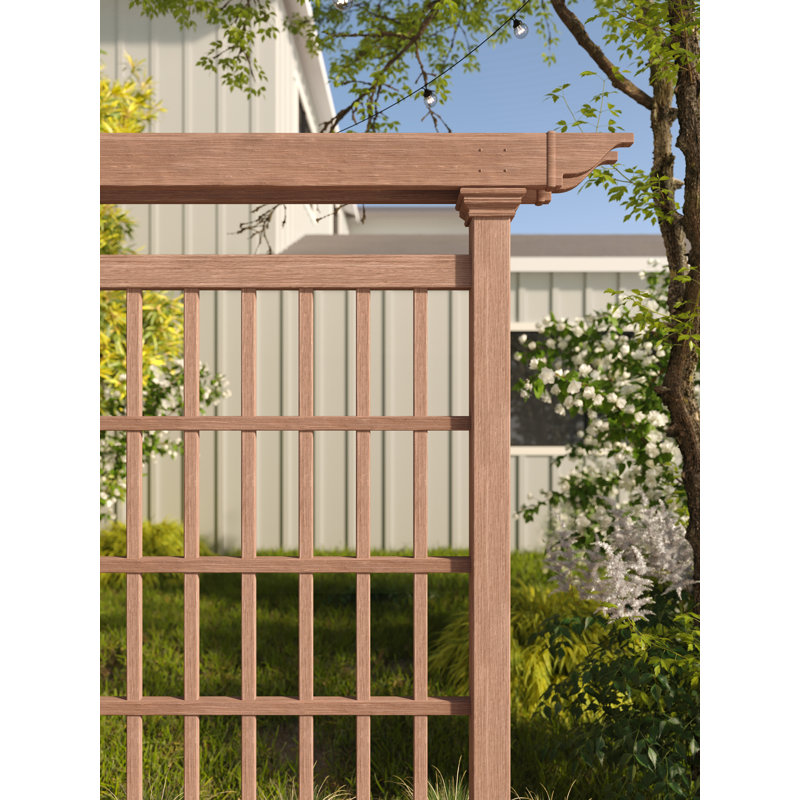 90'' H x 80'' W Vinyl Lattice Panel Trellis