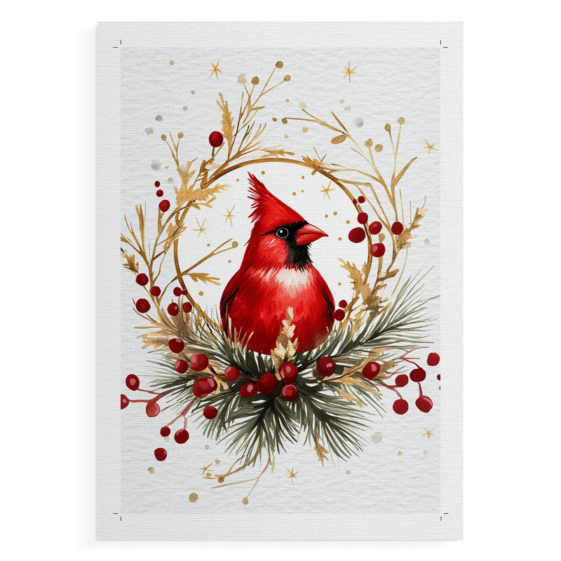 Art des Fêtes de Noël - impression sur toile seulement - non encadrée, H 27 po x l 18 po