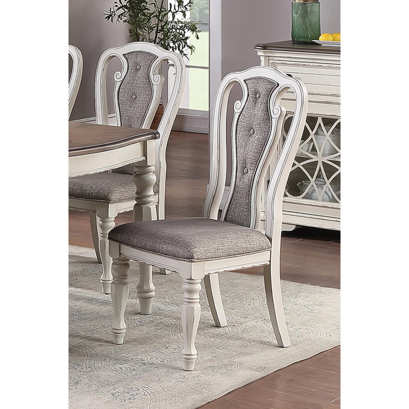 Ensemble repas pour 6 personnes Lanasha, Blanc, Blanc / gris