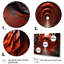 «Abstract Abstract Square Red Wood Tunnel II», reproduction d'art sur toile-961822540-961822541