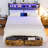 Bed Frame with Storage Headboard, Metal Platform Bed Frame with 2 Footboard Drawers, Built in Charging Station & LED, Noise-Free/Metal Support/No Box Spring Needed,-703951531