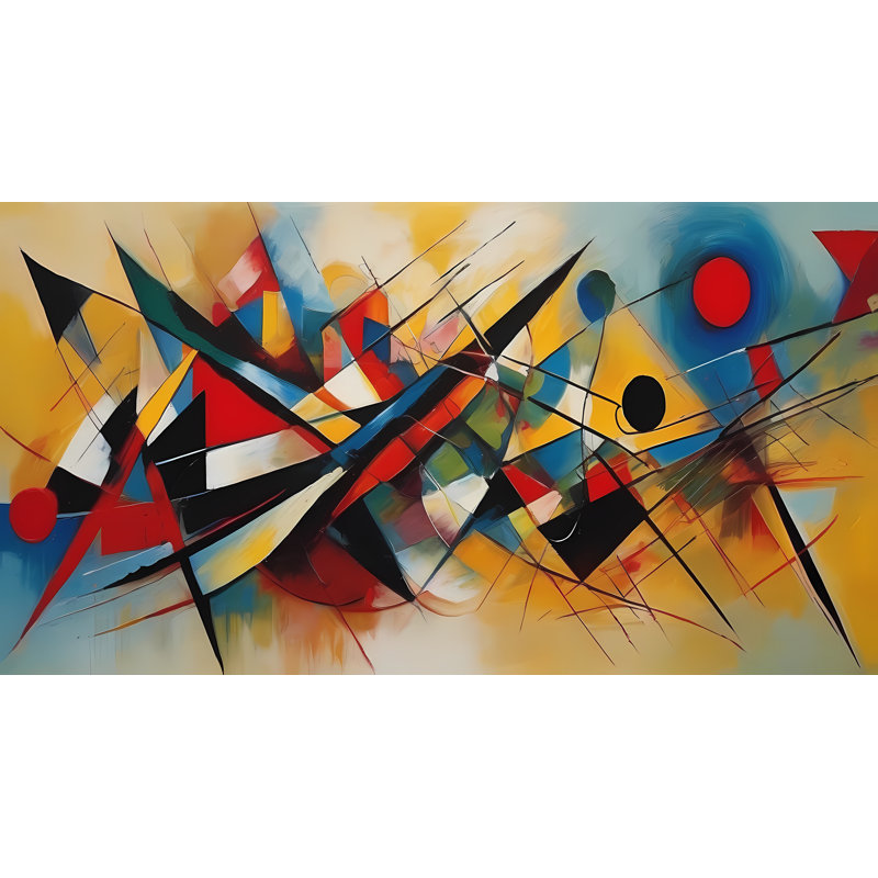 Orbiting Debris, 18" H x 36" W