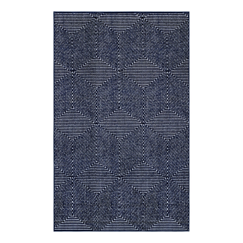 Tapis intérieur / extérieur Sabrina Soto Prism, Rectangle 5 pi 1 po x 8 pi