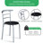 Asaun 3 - Piece Couple Dining Set, Modern Kitchen Table and Chairs, Dining Room Set-193535316-244173299