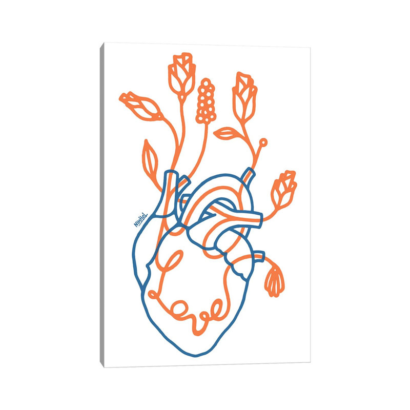 What About Love by Ninhol - Wrapped Canvas Gallery-Wrapped Canvas Giclée, 101.6 cm H x 66.04 cm W x 1.91 cm D