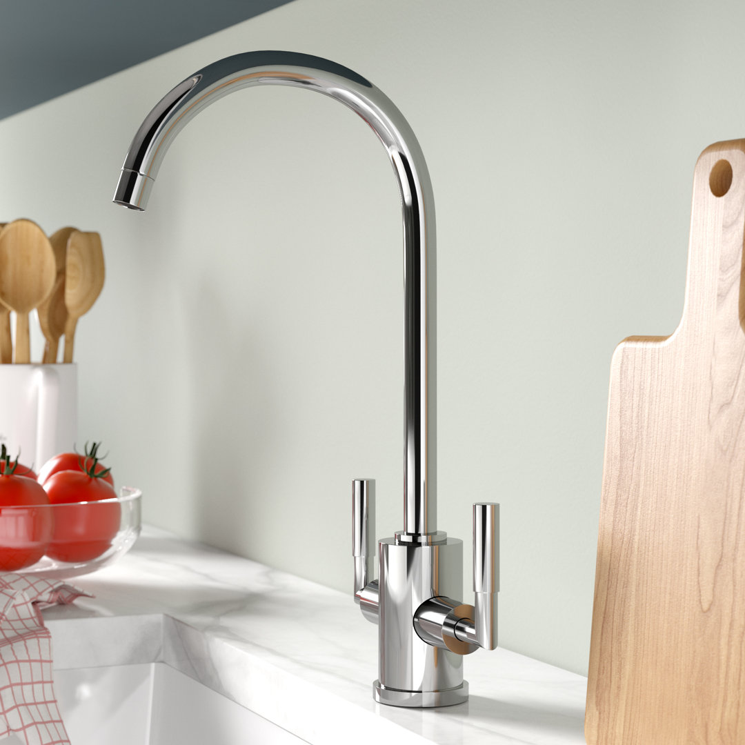 Eye Pull Down Touch Twin Lever Monobloc Tap