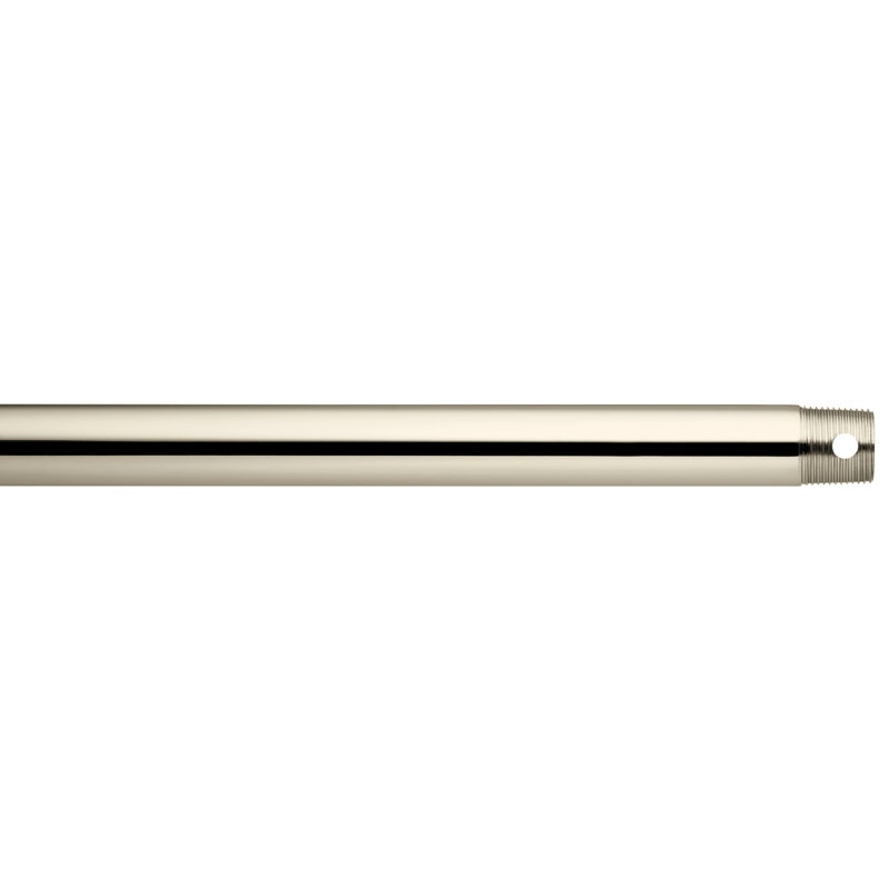 Tige de ventilateur de plafond Kittery Point Maglione, H 18 po x l 0,75 po x P 0,75 po, Nickel poli