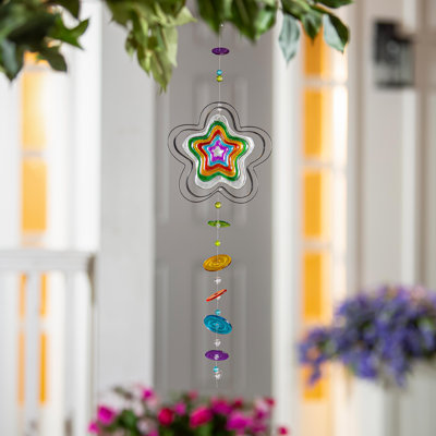 Glass Flower Hanging Décor