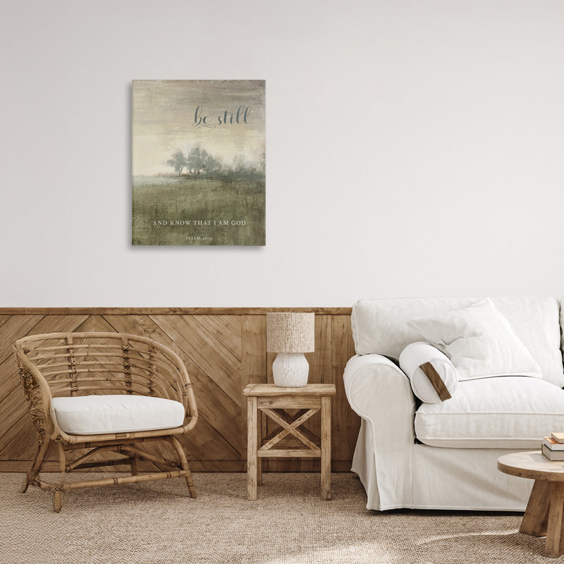 Be Still Psalm 46:10, toile par Michael Marcon, H 20 po x l 16 po