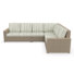 Canapé modulaire d'extérieur en forme de L de 116 po avec coussins Sunbrella Henri