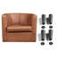 Faux Leather Accent Chair-998905725